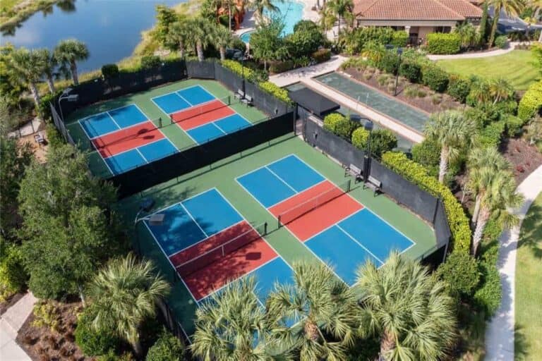Cobblestone Homes in Palmer Ranch Sarasota, FL. - Pickleblall Courts