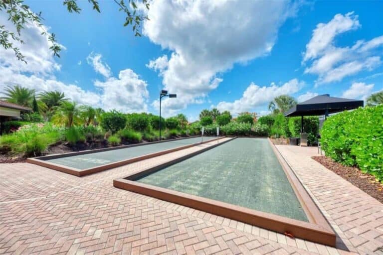 Cobblestone Homes in Palmer Ranch Sarasota, FL. - Bocce Ball