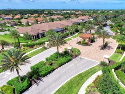 Cobblestone Homes in Palmer Ranch Sarasota, FL. - Gated Entry