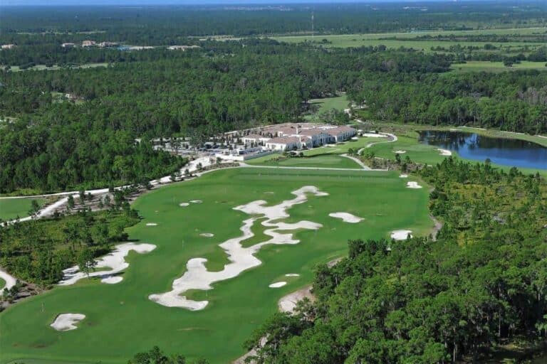 Concession Homes in Bradenton, FL. - Aerial of Golf Course