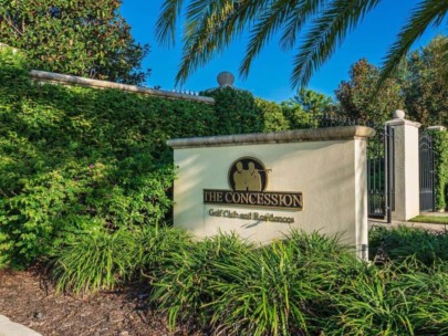 Concession Homes in Bradenton, FL. - Entrance Sign