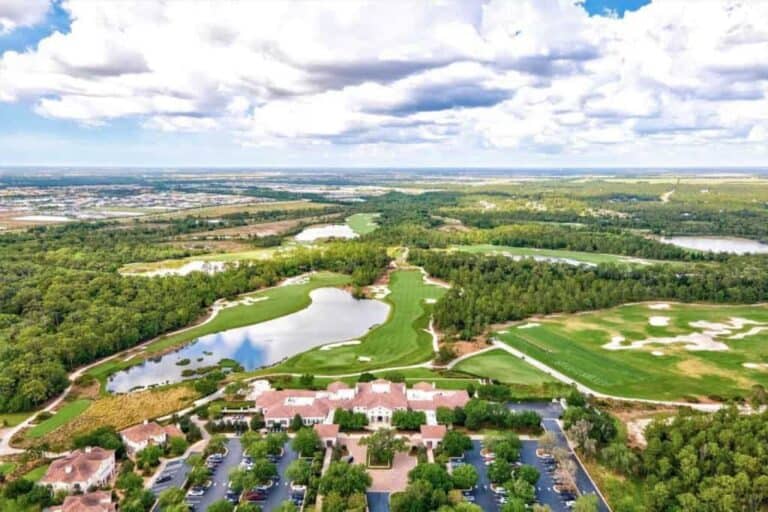 Concession Homes in Bradenton, FL. - Aerial of Golf Course