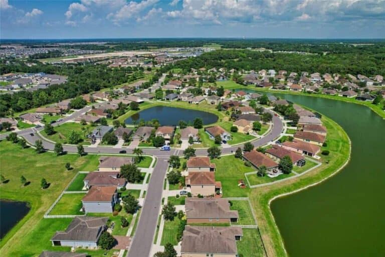 Copperstone Homes in Parish, FL. - Aerial