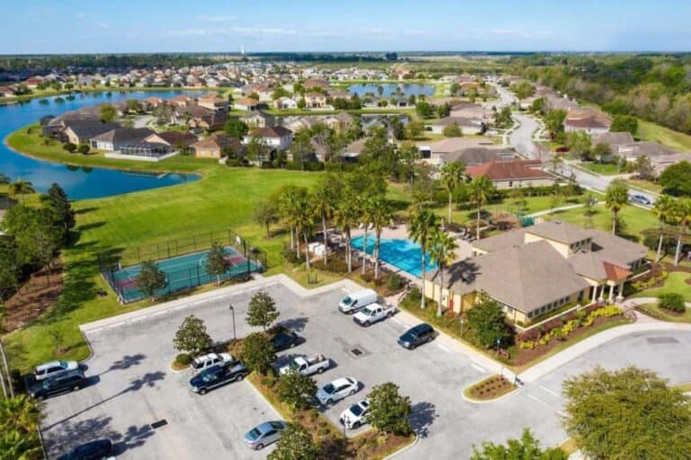Copperstone Homes in Parish, FL. - Aerial