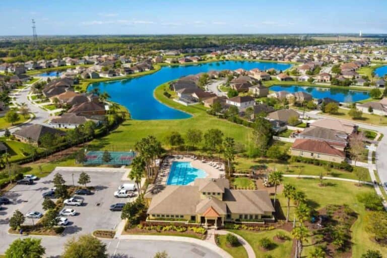 Copperstone Homes in Parish, FL. - Aerial