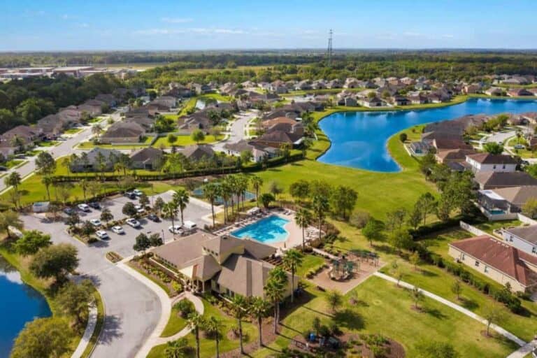 Copperstone Homes in Parish, FL. - Aerial