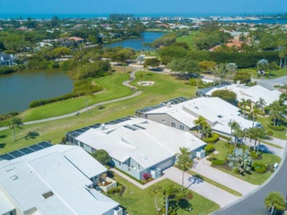 Coreys Landing Homes in Longboat Key, FL. - Golf Course Aerial