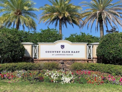 Country Club East Homes in Lakewood Ranch, FL. - Entrance Sign