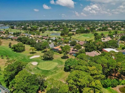 Country Club of Sarasota Homes in Sarasota, FL. - Aerial