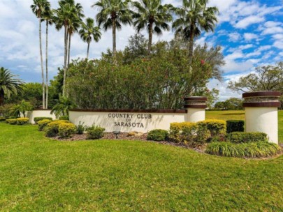 Country Club of Sarasota Homes in Sarasota, FL. - Entrance Sign