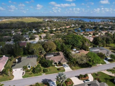 Country Lakes Homes in Palm Aire Sarasota, FL. - Aerial