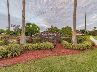 Covered Bridge Estates Homes in Ellenton, FL. - Entrance Sign