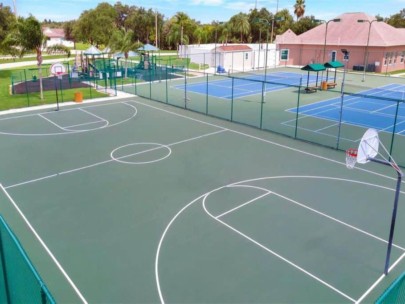 Covered Bridge Estates Homes in Ellenton, FL. - Basketball Court