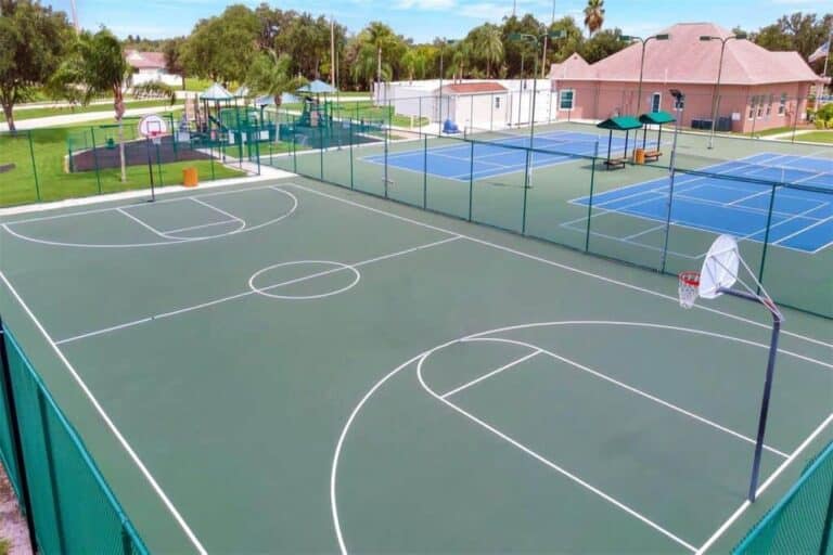 Covered Bridge Estates Homes in Ellenton, FL. - Basketball Court