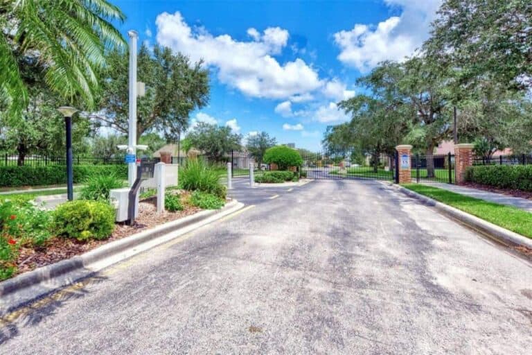Creekside Oaks Homes in Parrish, FL. - Gated Entrance