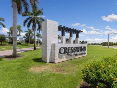 Cresswind Homes in Lakewood Ranch, FL. - Entrance Sign