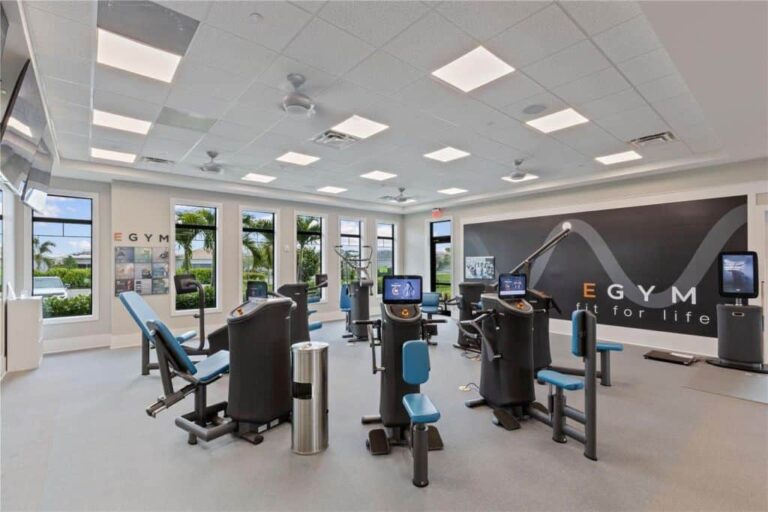 Cresswind Homes in Lakewood Ranch, FL. - Fitness Room
