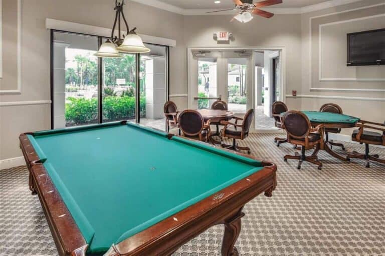 Cypress Falls Homes in North Port, FL. - Billiards Room