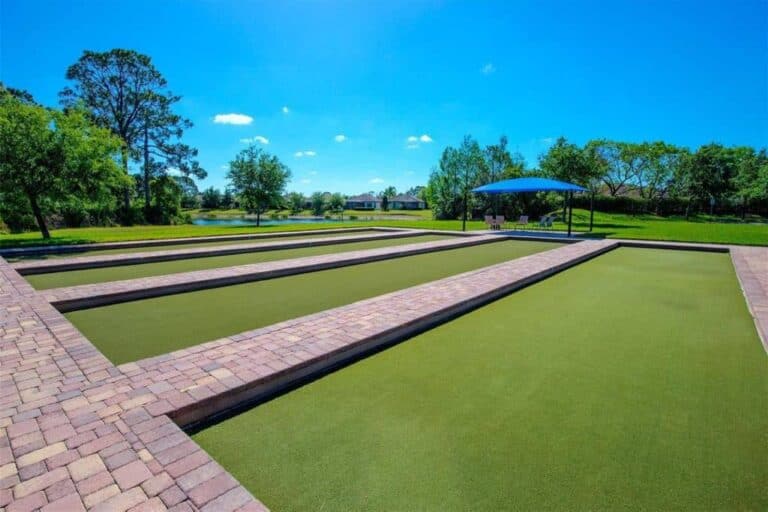 Cypress Falls Homes in North Port, FL. - Bocce Room