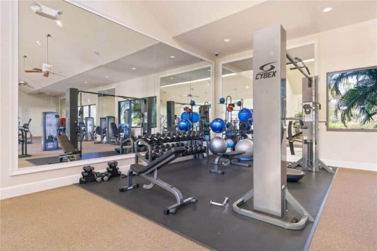 Cypress Falls Homes in North Port, FL. - Fitness Room