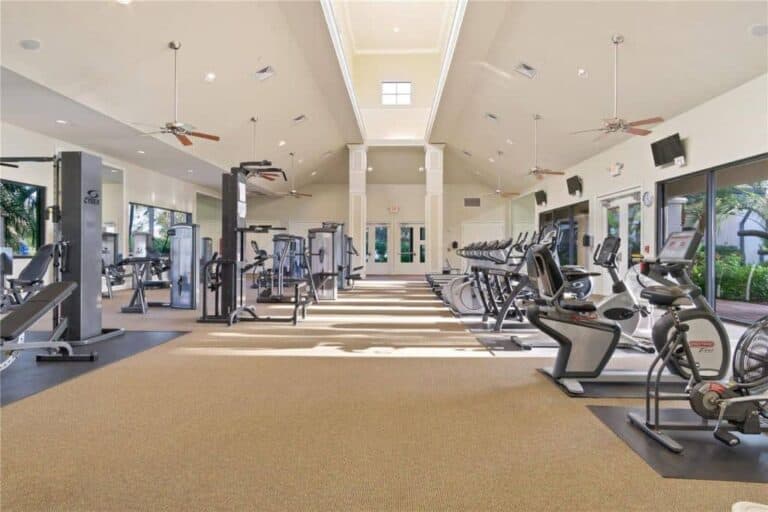 Cypress Falls Homes in North Port, FL. - Fitness Room