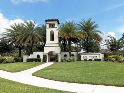 Del Tierra Homes in Bradenton, FL. - Entrance Sign