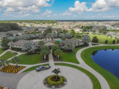 Del Tierra Homes in Bradenton, FL. - Clubhouse Aerial