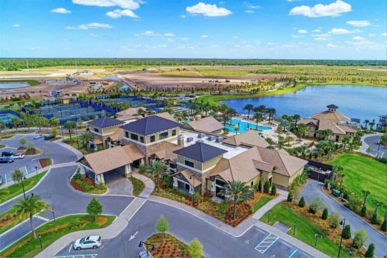 Del Webb Homes in Lakewood Ranch, FL. - Amenity Center Aerial