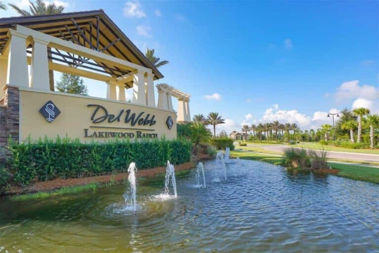 Del Webb Homes in Lakewood Ranch, FL. - Entrance Sign