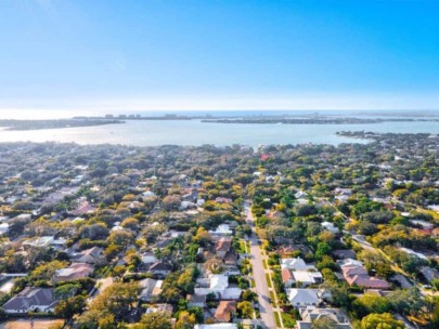 Desota Park Homes in Sarasota, FL. - Aerial