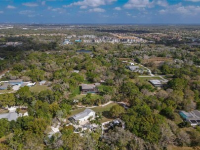 Desoto Acres Homes in Sarasota, FL. - Aerial