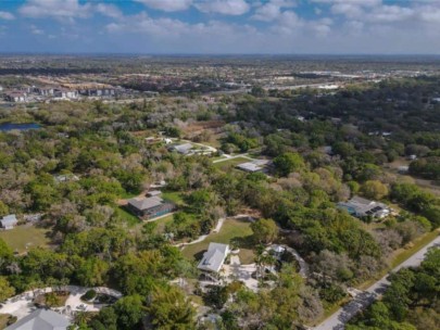 Desoto Acres Homes in Sarasota, FL. - Aerial