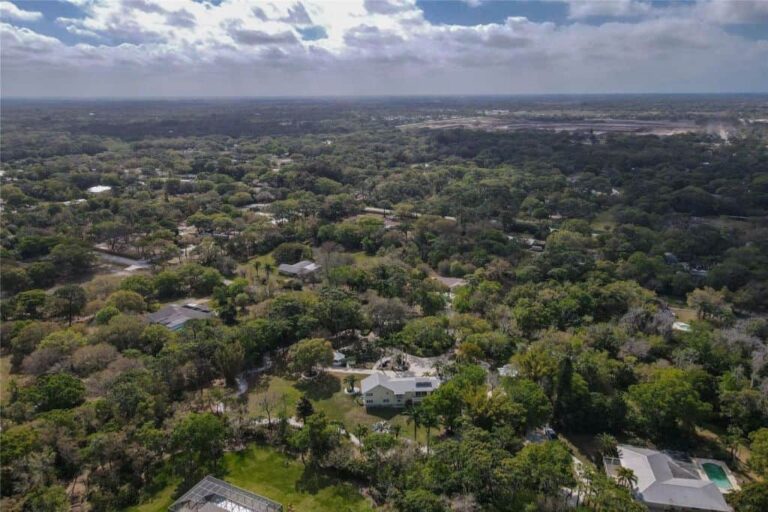 Desoto Acres Homes in Sarasota, FL. - Aerial
