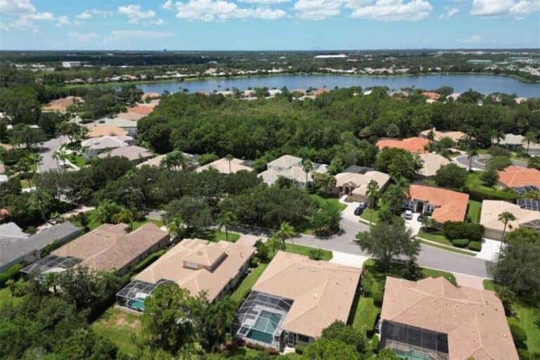 Edgewater Homes in Lakewood Ranch, FL. - Aerial