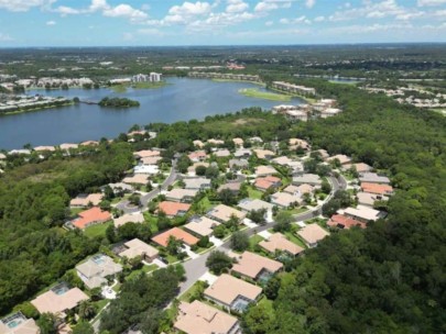 Edgewater Homes in Lakewood Ranch, FL. - Community Aerial