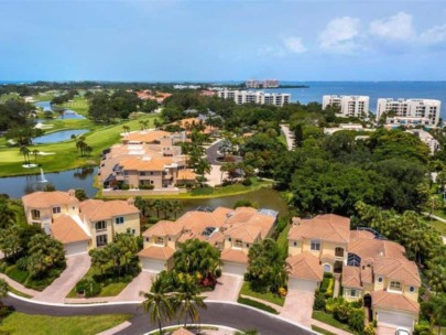 Emerald Pointe Homes in Longboat Key, FL. - Aerial