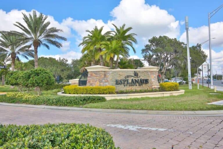Esplanade By Siesta Key Homes in Sarasota, FL. - Entrance Sign