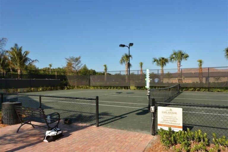 Esplanade By Siesta Key Homes in Sarasota, FL. - Tennis Court