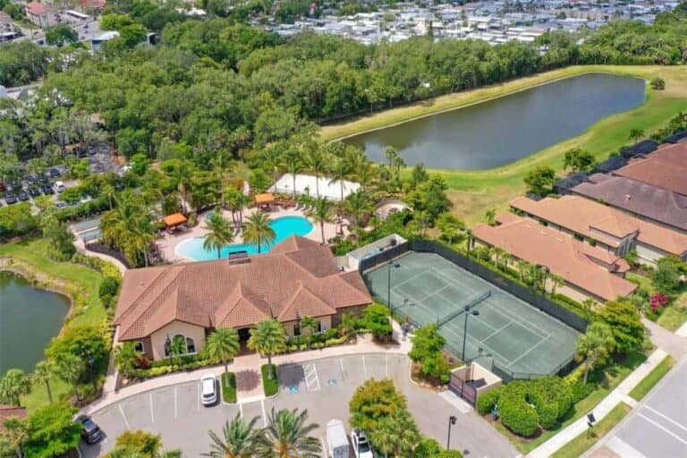 Esplanade By Siesta Key Homes in Sarasota, FL. - Tennis Court