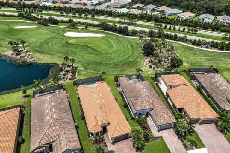 Esplanade Lakewood Ranch Homes in Lakewood Ranch, FL. - Community Aerial