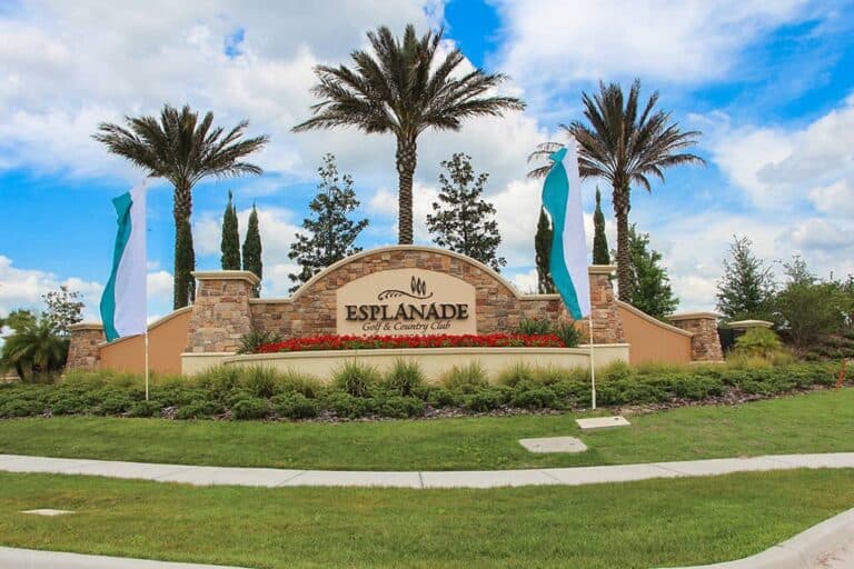Esplanade Lakewood Ranch Homes in Lakewood Ranch, FL. - Entrance Sign