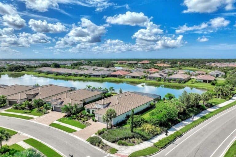 Esplanade On Palmer Ranch Homes in Sarasota, FL. - Community Aerial