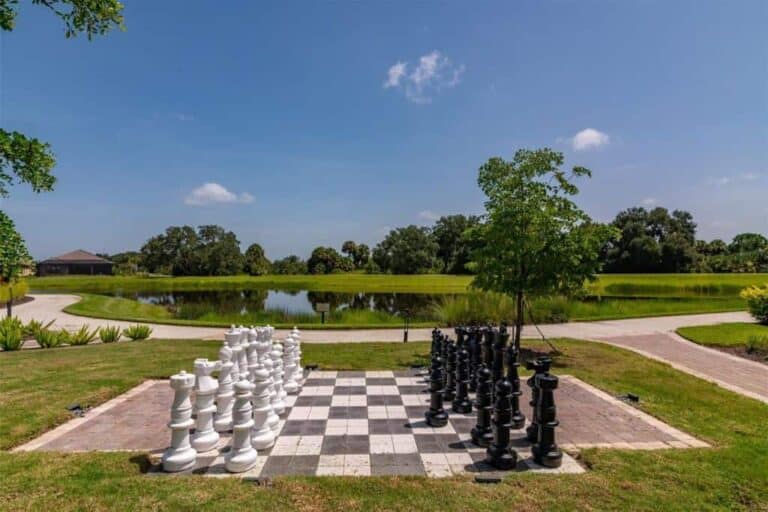Esplanade On Palmer Ranch Homes in Sarasota, FL. - Yard Chess