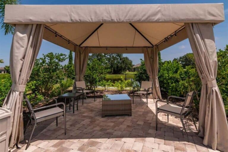 Esplanade On Palmer Ranch Homes in Sarasota, FL. - Poolside Cabana