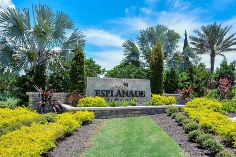 Esplanade On Palmer Ranch Homes in Sarasota, FL. - Entrance Sign