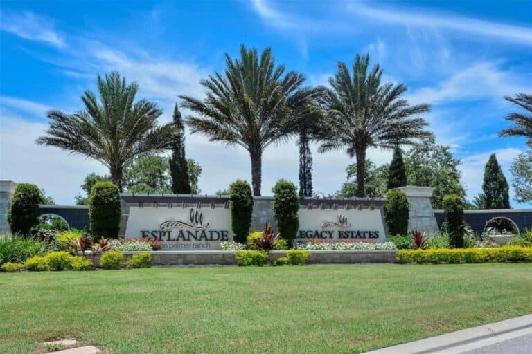 Esplanade On Palmer Ranch Homes in Sarasota, FL. - Entrance Sign