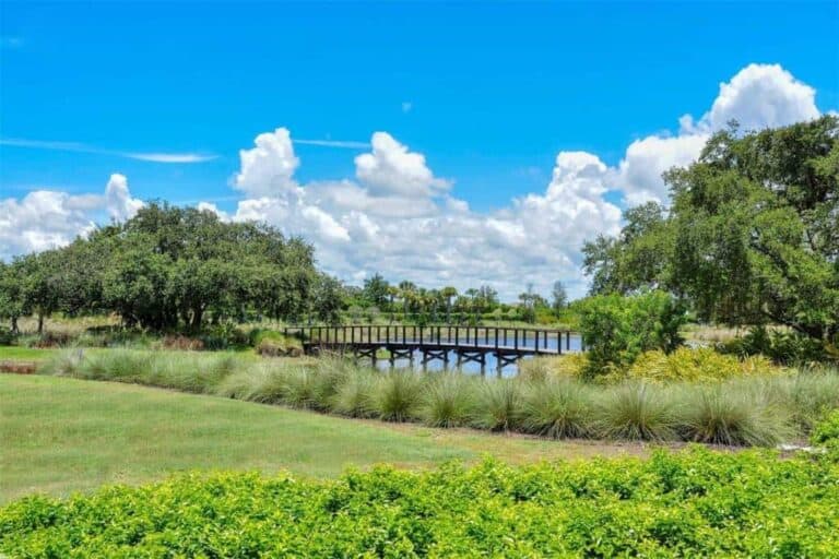 Esplanade On Palmer Ranch Homes in Sarasota, FL. - Walking Bridge