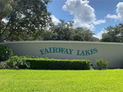 Fairway Lakes Homes in Palm Aire Sarasota, FL. - Entrance Sign