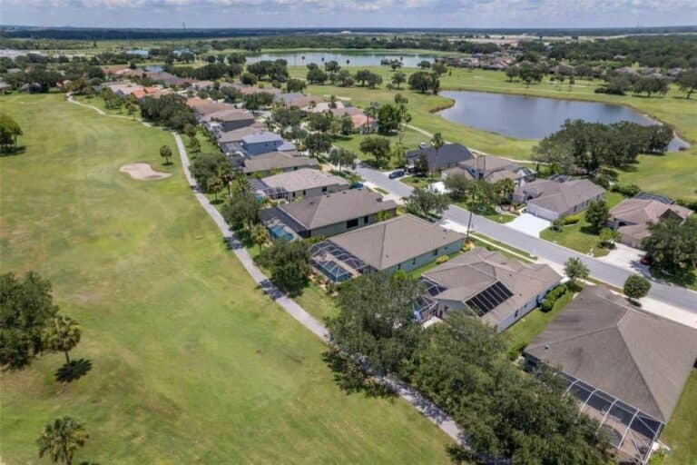 Fairways At Imperial Lakewoods Homes in Palmetto, FL. - Aerial