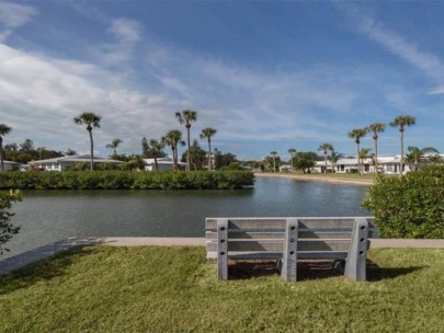 Fairwinds Village Homes in Nokomis, FL. - Waterfront Bench